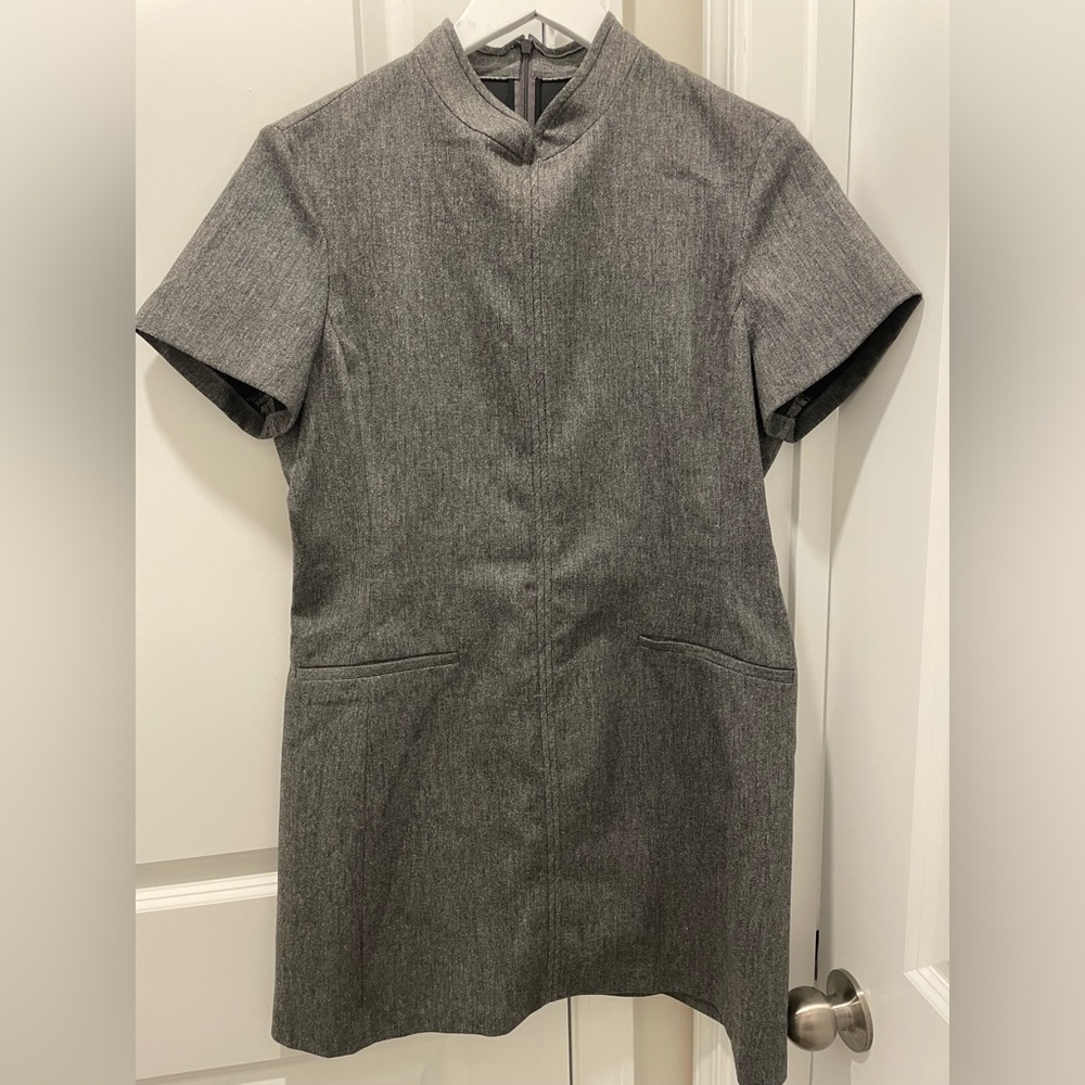 ZARA Gray Mini Sheath Dress